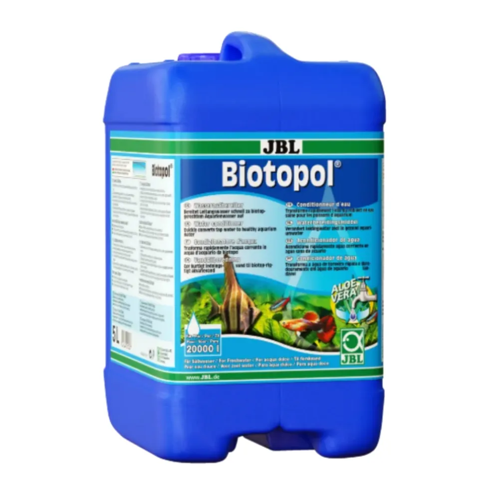【JBL】5L 水質穩定劑 1:4 濃縮型 5000ml 養魚神劑/養魚必需品/水質安定劑(Biotopol德國原裝進口珍寶)