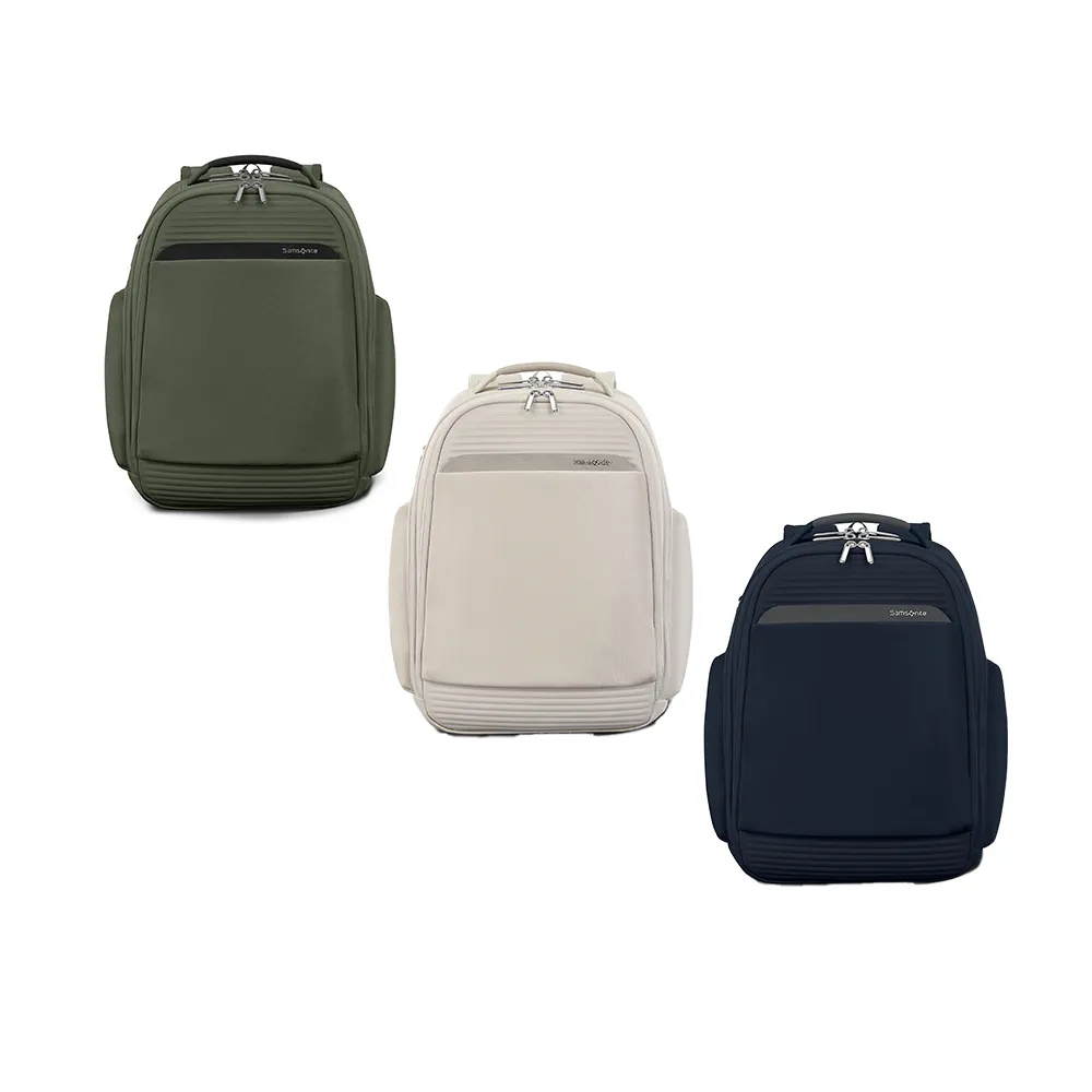 【Samsonite 新秀麗】PARALUX 日常時尚商務輕量筆電後背包/雙肩包/電腦包15.6吋(多色可選)