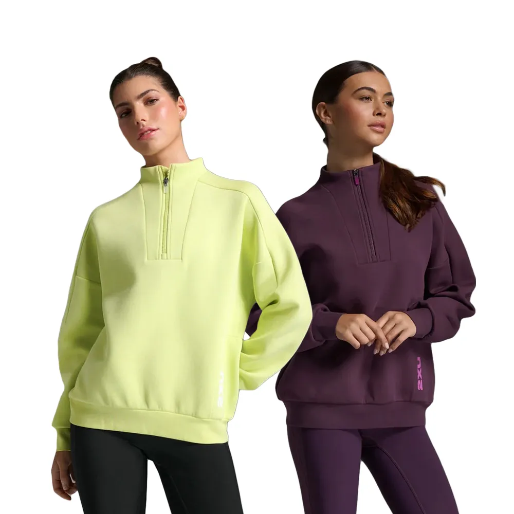【2XU】W Form Smooth Spacer 1/2 Zip 女士 修身順滑半拉鍊保暖長袖上衣(兩色任選)
