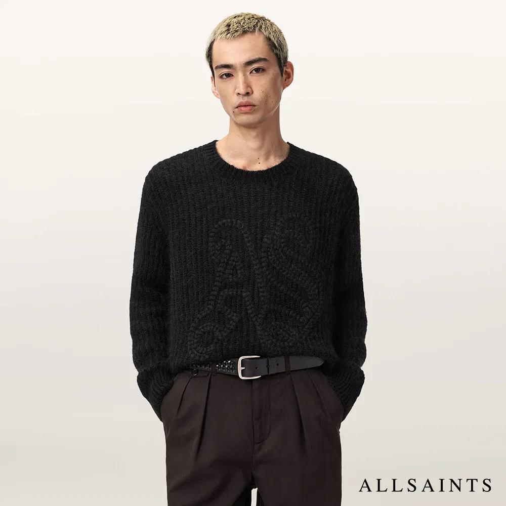 【ALLSAINTS】CHAINY 寬鬆羊毛針織上衣 M051KE (寬鬆版型)