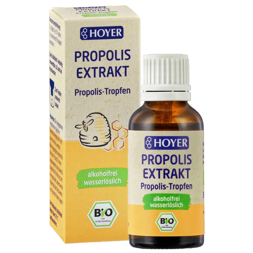 【德風健康館】HOYER 蜂立效蜂膠30ml*1瓶(蜂膠滴劑 無酒精蜂膠 propolis)