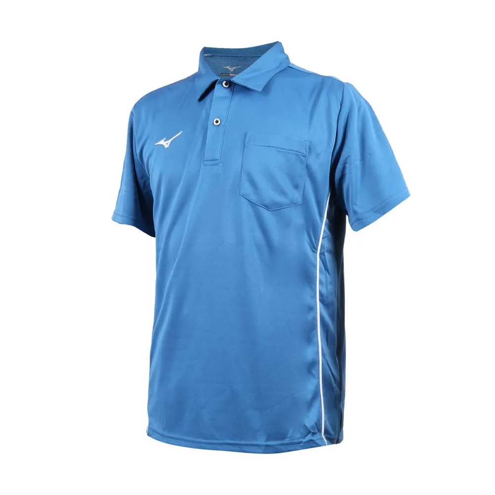 【MIZUNO 美津濃】男吸汗速乾短袖POLO衫-台灣製 吸濕排汗 上衣 休閒 慢跑(32TAD01417)