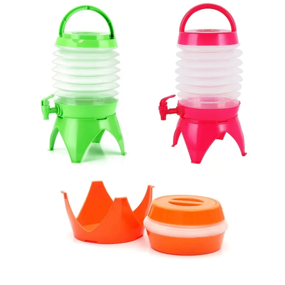 【May Shop】可折疊含底座露營飲水器 戶外居家飲水器 啤酒桶