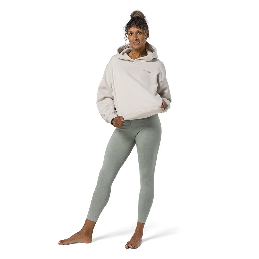 【Manduka】Half Moon Hoodie 連帽磨毛大學T(運動上衣、長袖上衣、瑜珈服)