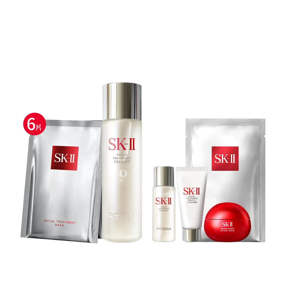【SK-II】官方直營 青春面膜雙重組(青春露160ml＋面膜6片)(雙11)