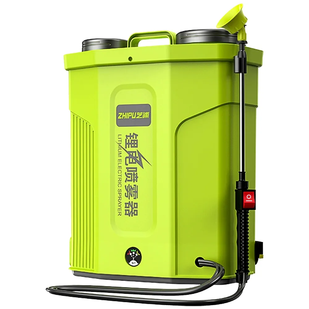 【芝浦】18公升電動噴霧器 打藥桶 8A鋰電農藥桶(農藥噴霧桶 肩帶式電動打藥機)