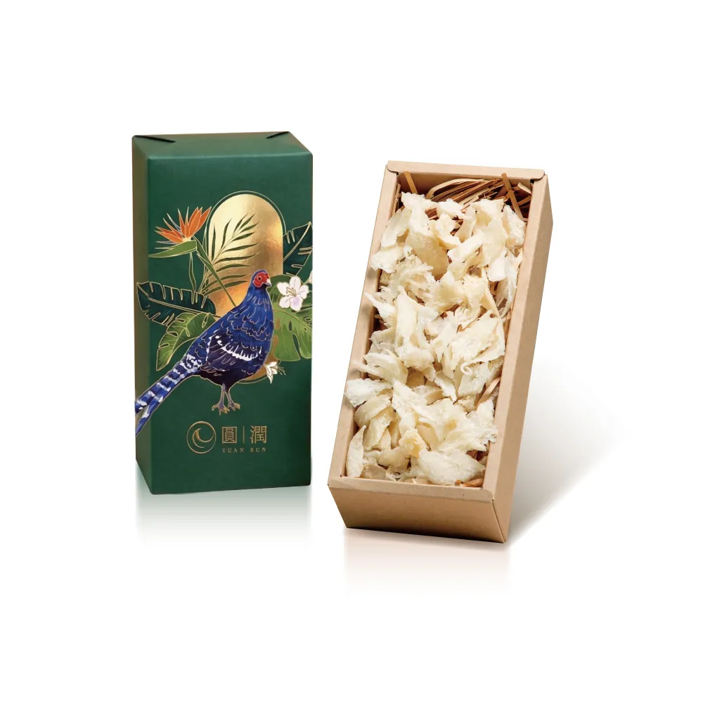 【圓潤燕窩】純淨天然大燕角100g王者帝雉禮盒(燕窩、燕盞、乾燕窩、燕窩禮盒、燕窩酸、中秋、伴手禮、長輩)
