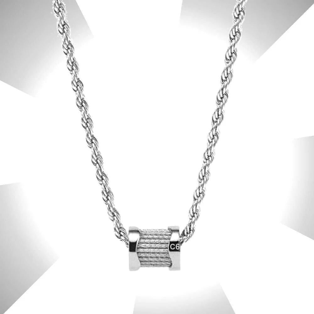 【CHARRIOL 夏利豪】熱賣 Necklace項鍊 Forever Waves永恆波浪銀吊墜款-加多重好禮 C6(08-101-1139-15)