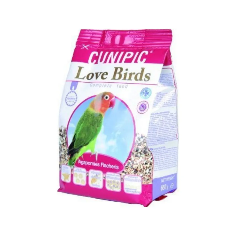 【CUNIPIC】中小型鸚鵡飼料 650g*3包組(鳥類飼料)