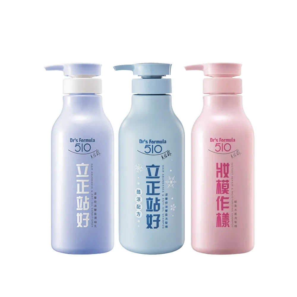 【Dr’s Formula 台塑生醫】510系列洗髮精600g 三入組(3款任選)