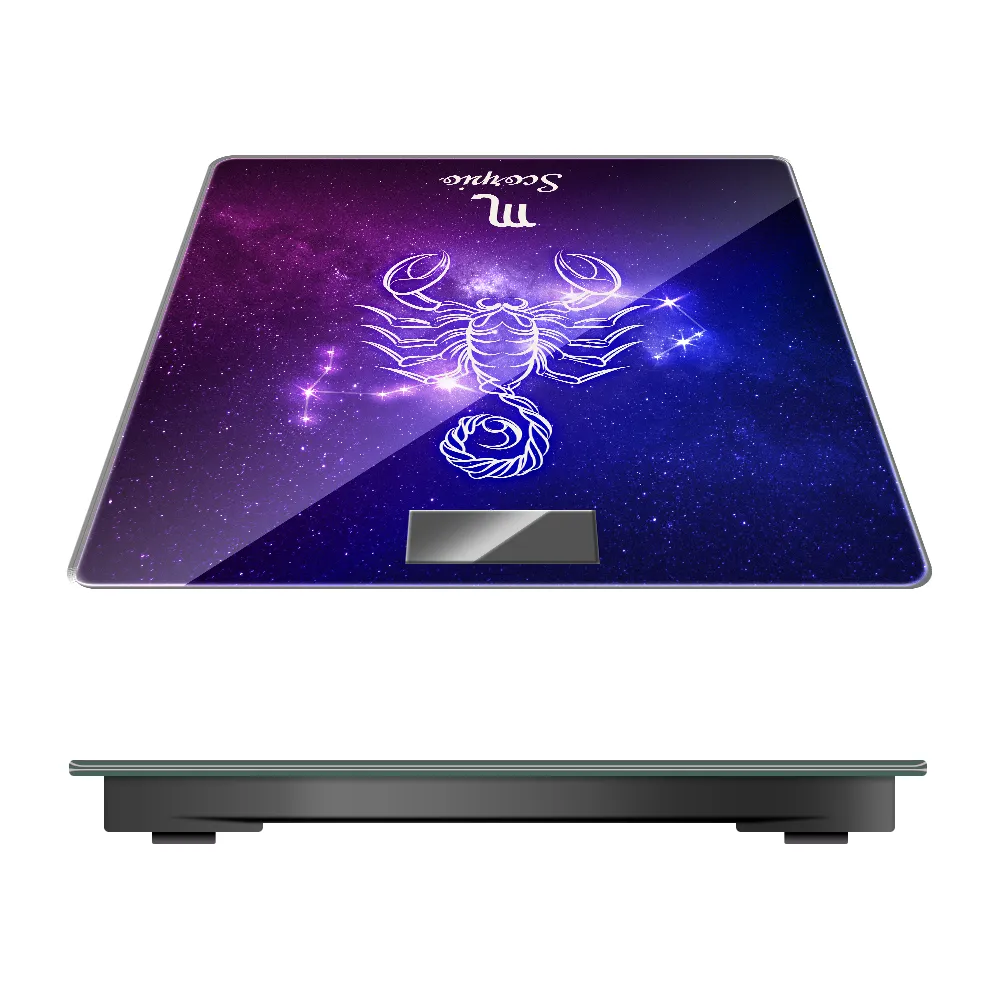【FJ】12星座LED無藍牙電子體重機A5(2入組)