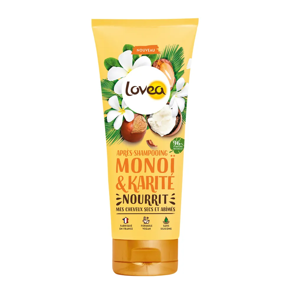 【leskarites 乳油木之家】Lovea乳油木大溪地梔子花潤髮乳200ml(法國原裝進口/官方直營)