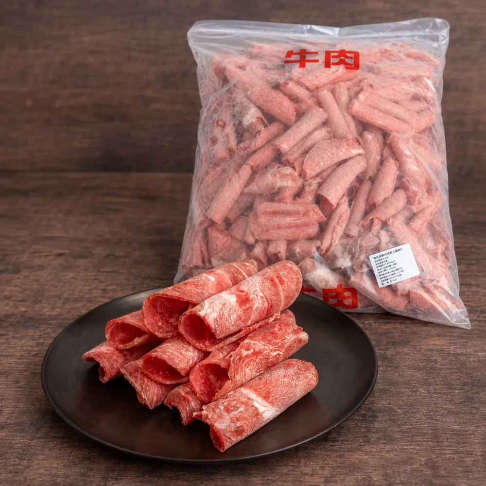 【小嚼士】沙朗牛背肩肉片 3KG 家庭囤貨1包組(火鍋肉片 烤肉片 炒片 沙朗牛 巴拉圭牛肉 冷凍牛肉)