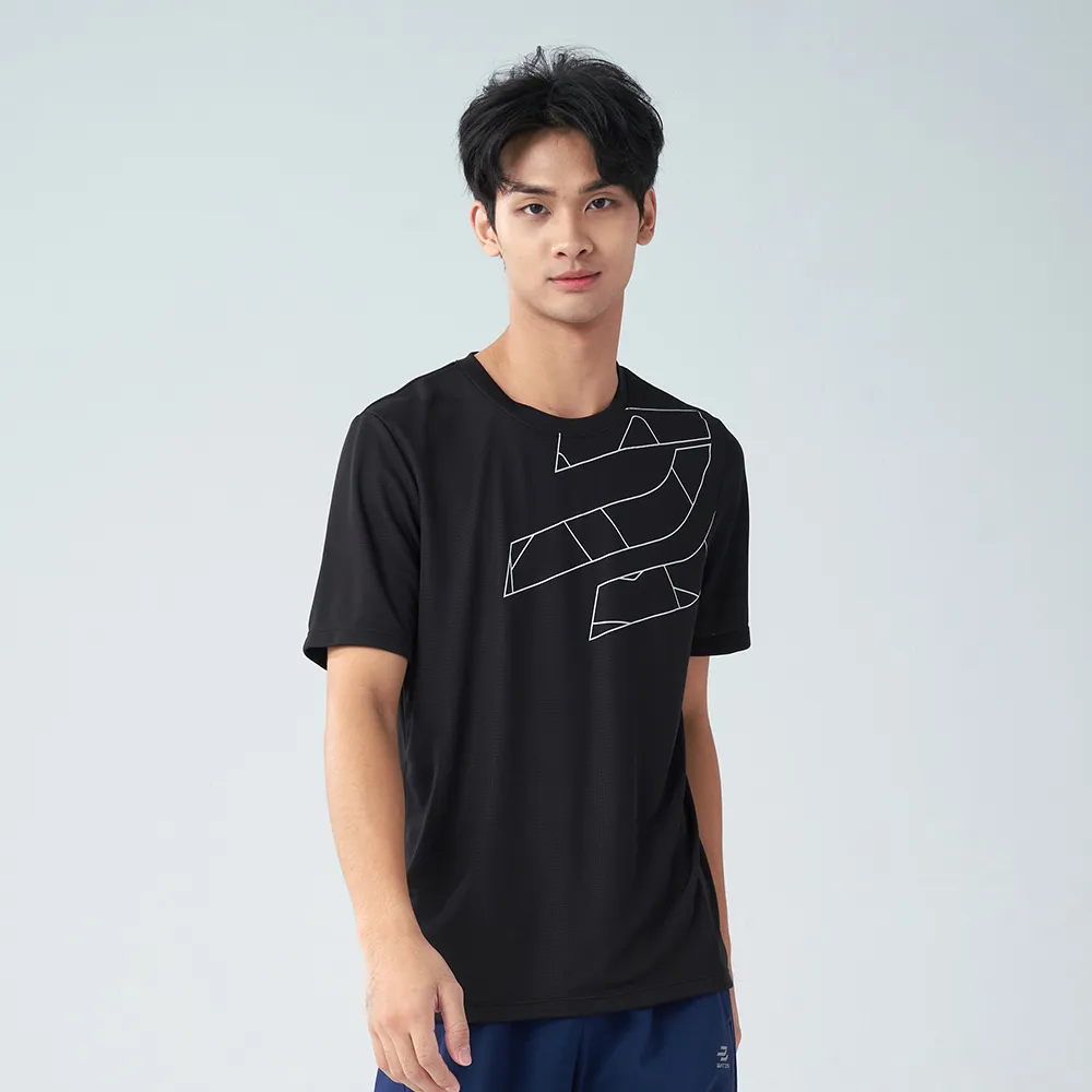 【BATIS 巴帝斯】吸濕排汗口袋運動短袖上衣 - 男 - 兩色(運動、戶外休閒)