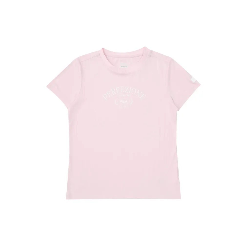 【FILA】女短袖圓領T恤-粉色 5TEA-5005-PK