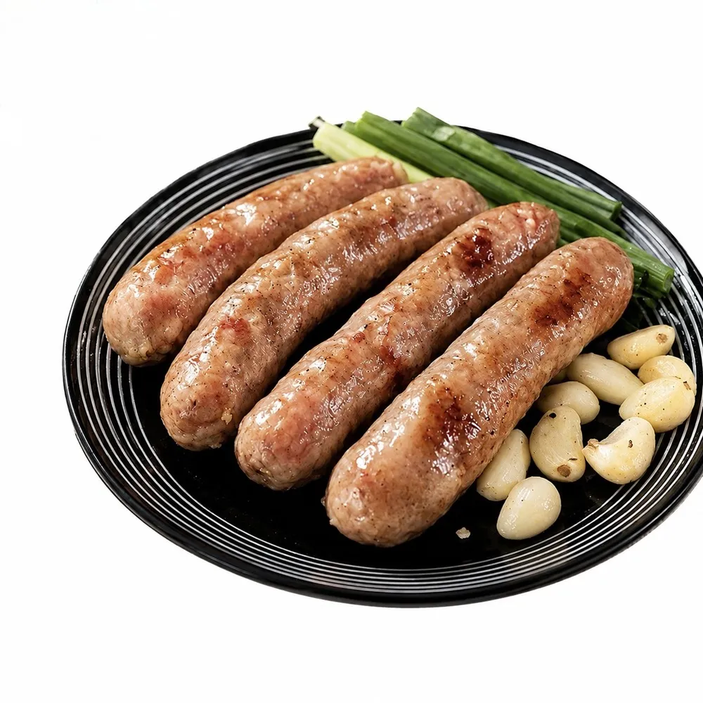 【SunFood 太禓食品】新鮮溫體後腿豬製作米香腸x2(300g/包)
