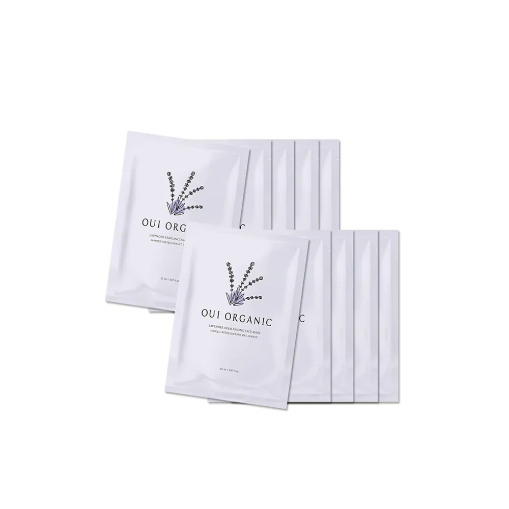 【WeOrganic 唯有機】薰衣草淨透控油面膜10入組(控油、保濕、淨化、超輕薄)