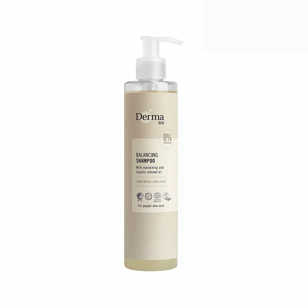 【Derma 丹麥德瑪】大地 Eco有機蘆薈淨化洗髮露 250ml(天然成分 適合孕哺期間使用)