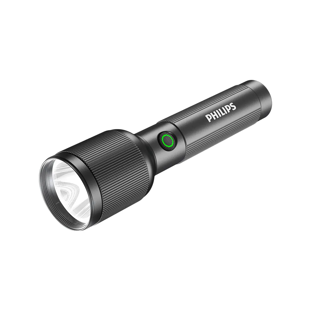 【Philips 飛利浦】SFL2243 1500流明 IP44防水鋁合金手電筒(登山/露營/居家/地震/Type C充電)