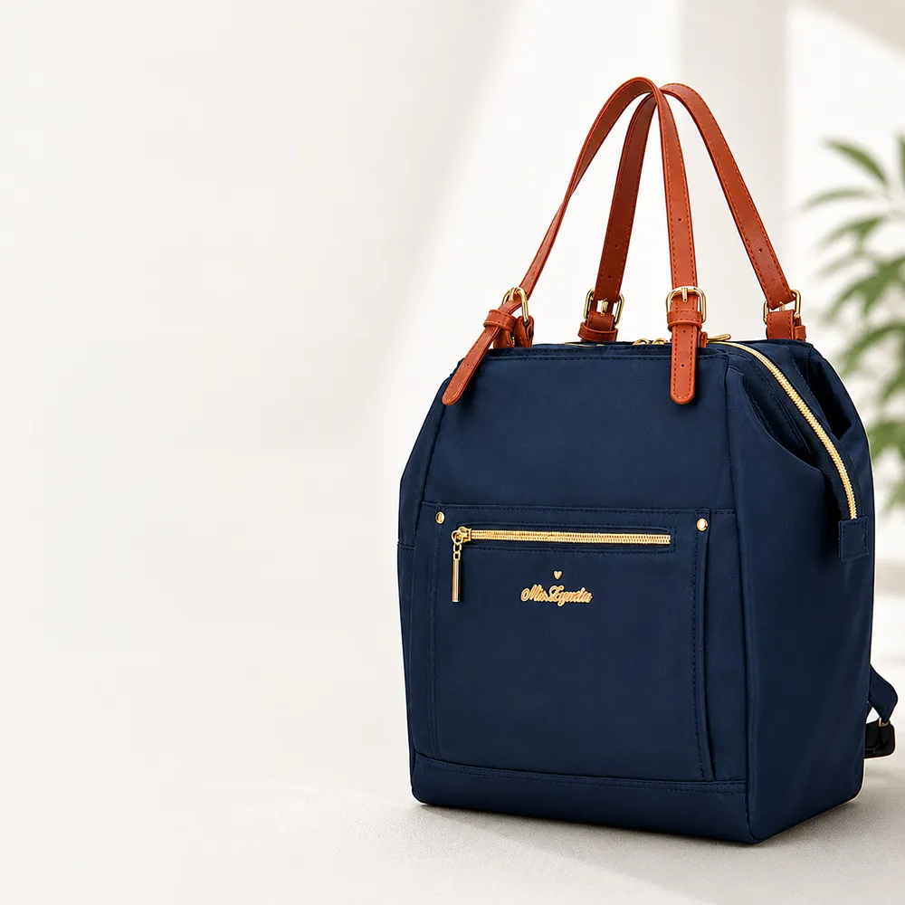 【WHOSE BAG】雙11 防潑水大開口後背包｜A4多口袋托特雙背包 輕量通勤女包 NO.WBM048