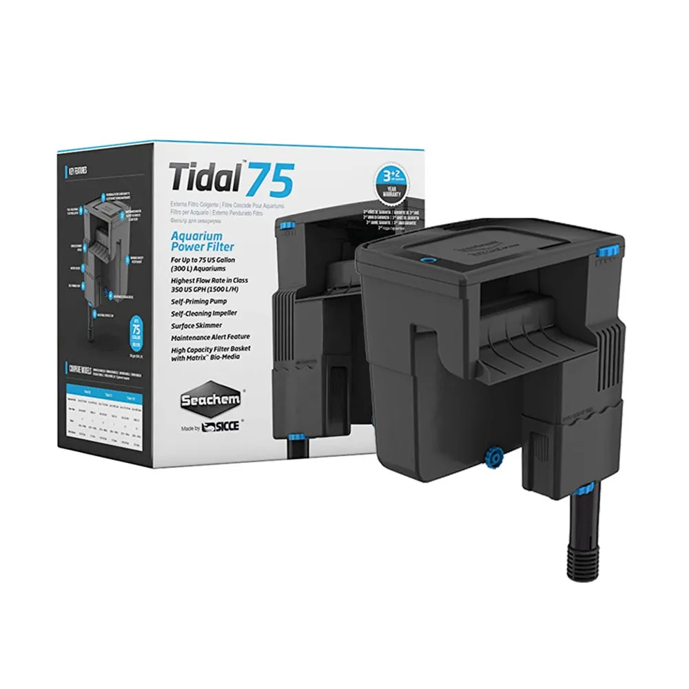 【Seachem 西肯】Tidal 多功能過濾器75(1500L/H 適用水量300公升)