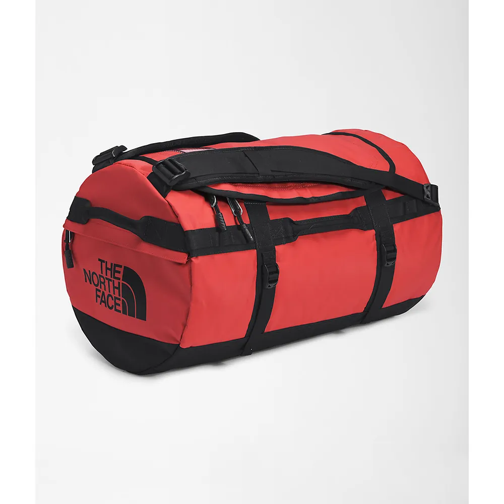 【The North Face】TNF 休閒 背提兩用旅行包 BASE CAMP DUFFEL - S 男 女 紅(NF0A52ST54A)