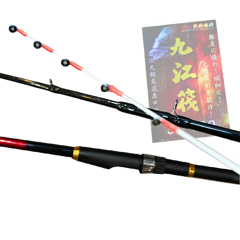【RONIN 獵漁人】EVO海力士 5號 九江筏 筏竿(吞肚竿 極敏 筏竿 老鼠尾 陶瓷珠 礦石珠)