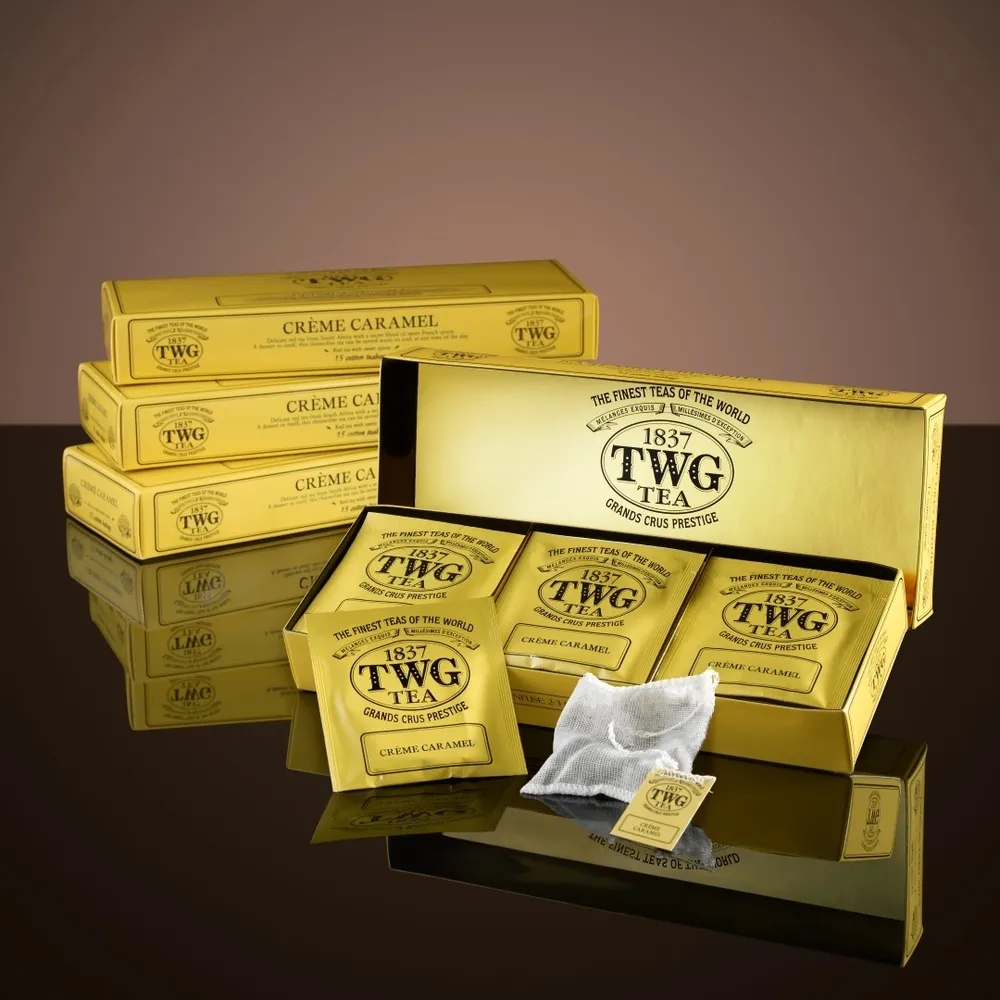 【TWG Tea】手工純棉茶包 午夜時光之茶 15包/盒(Midnight Hour;紅茶)