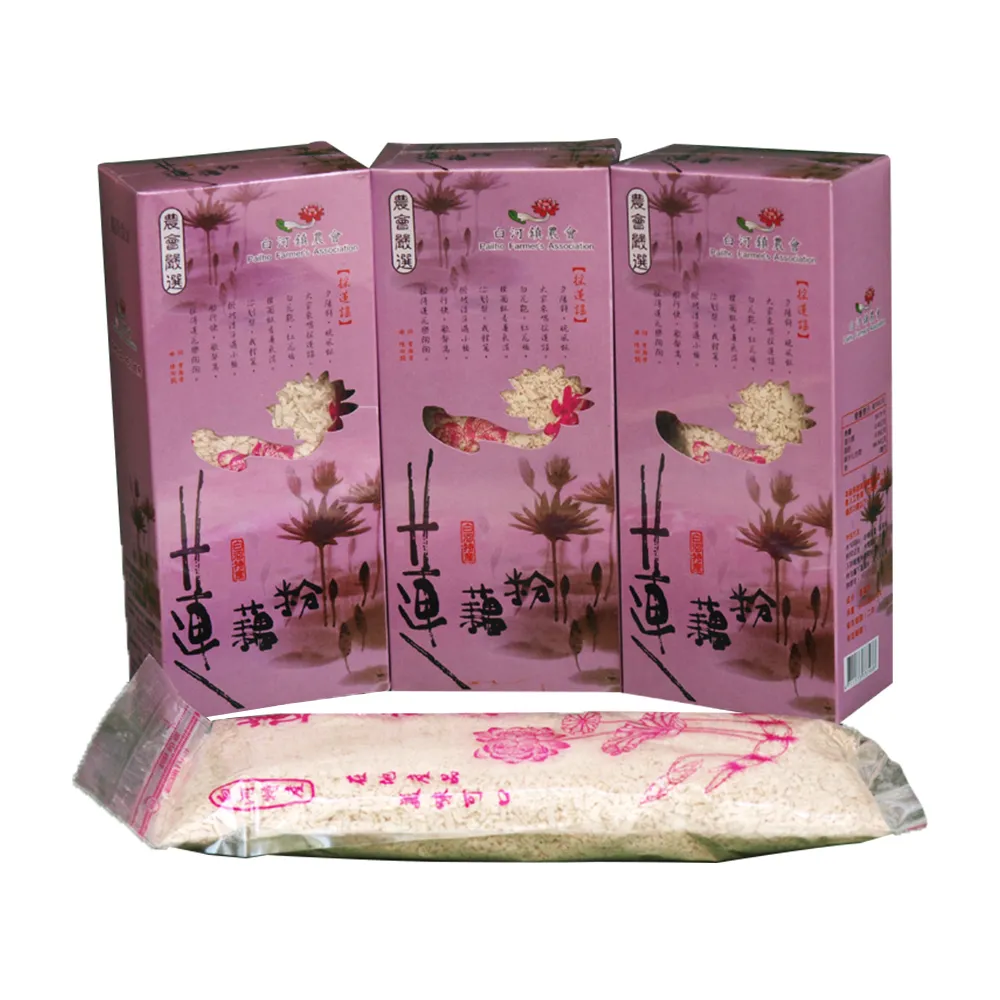【農會】白河農會 蓮藕粉600gx2盒
