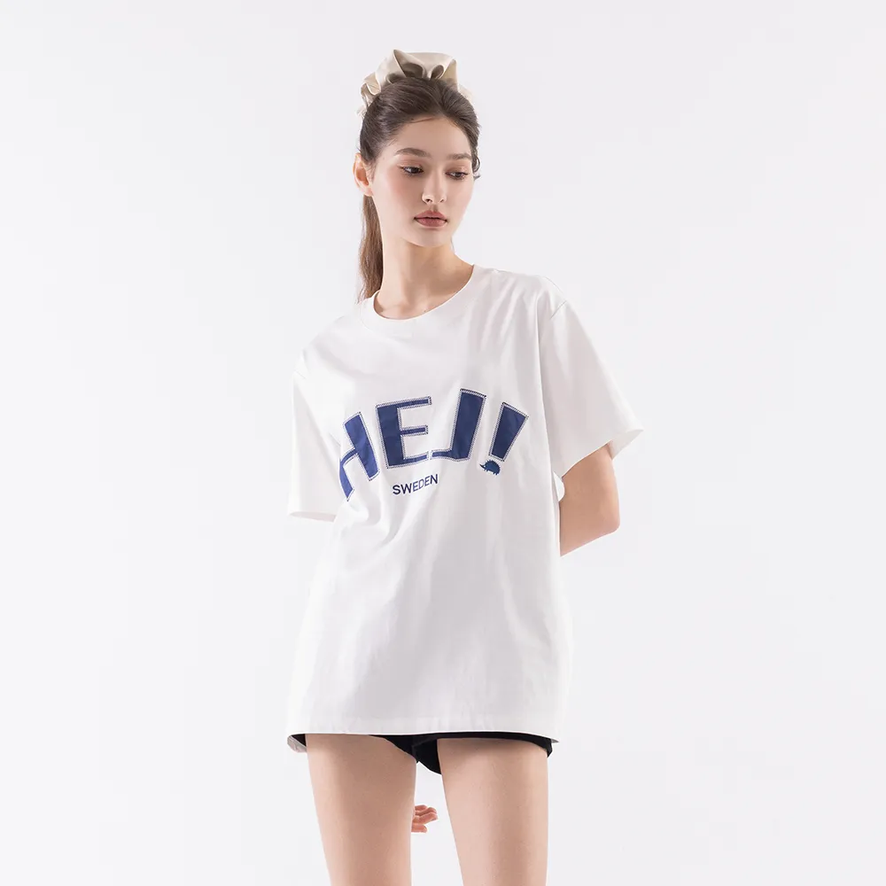 【SCANDINAVIAN FOREST 北歐小刺蝟】抗皺親膚柔滑奶油棉T (HEJ) T恤 純棉t 素t tshirt 男T 女T