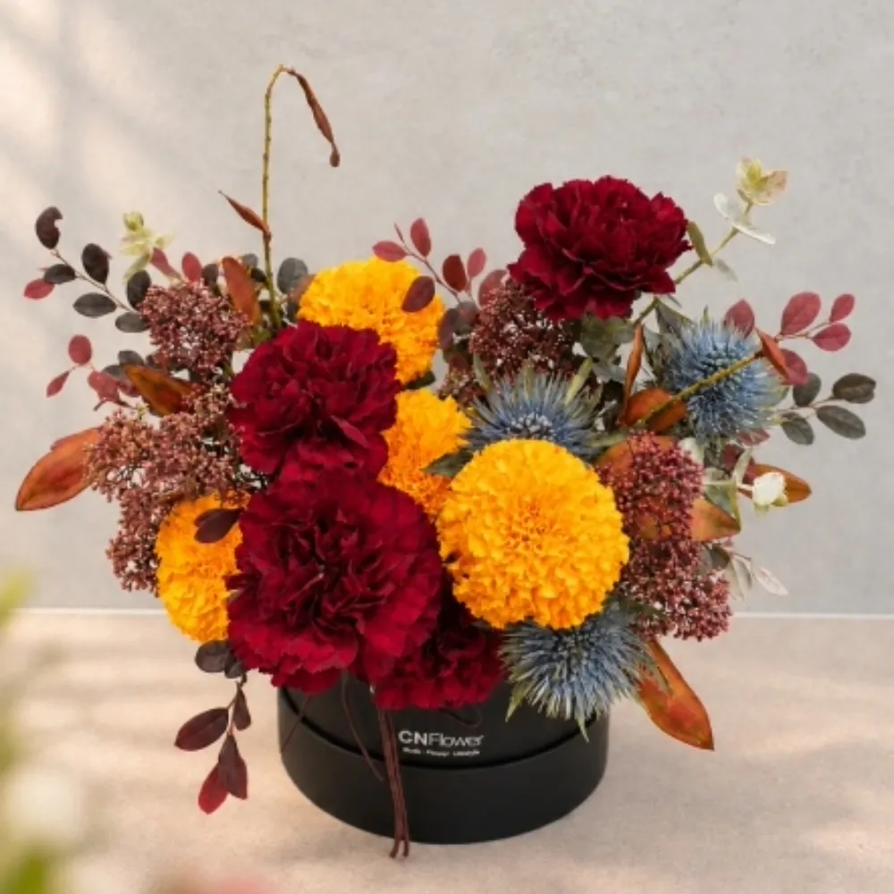 【CNFlower 西恩】霞光盛放 小黑圓鮮花禮盒