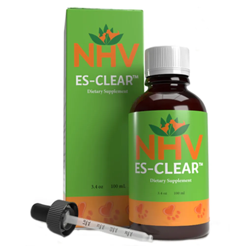 【NHV 藥草獸醫】ES CLEAR 癌寵生活品質照護營養飲+送好禮二選一(寵物保健/癌寵/貓咪/狗狗)