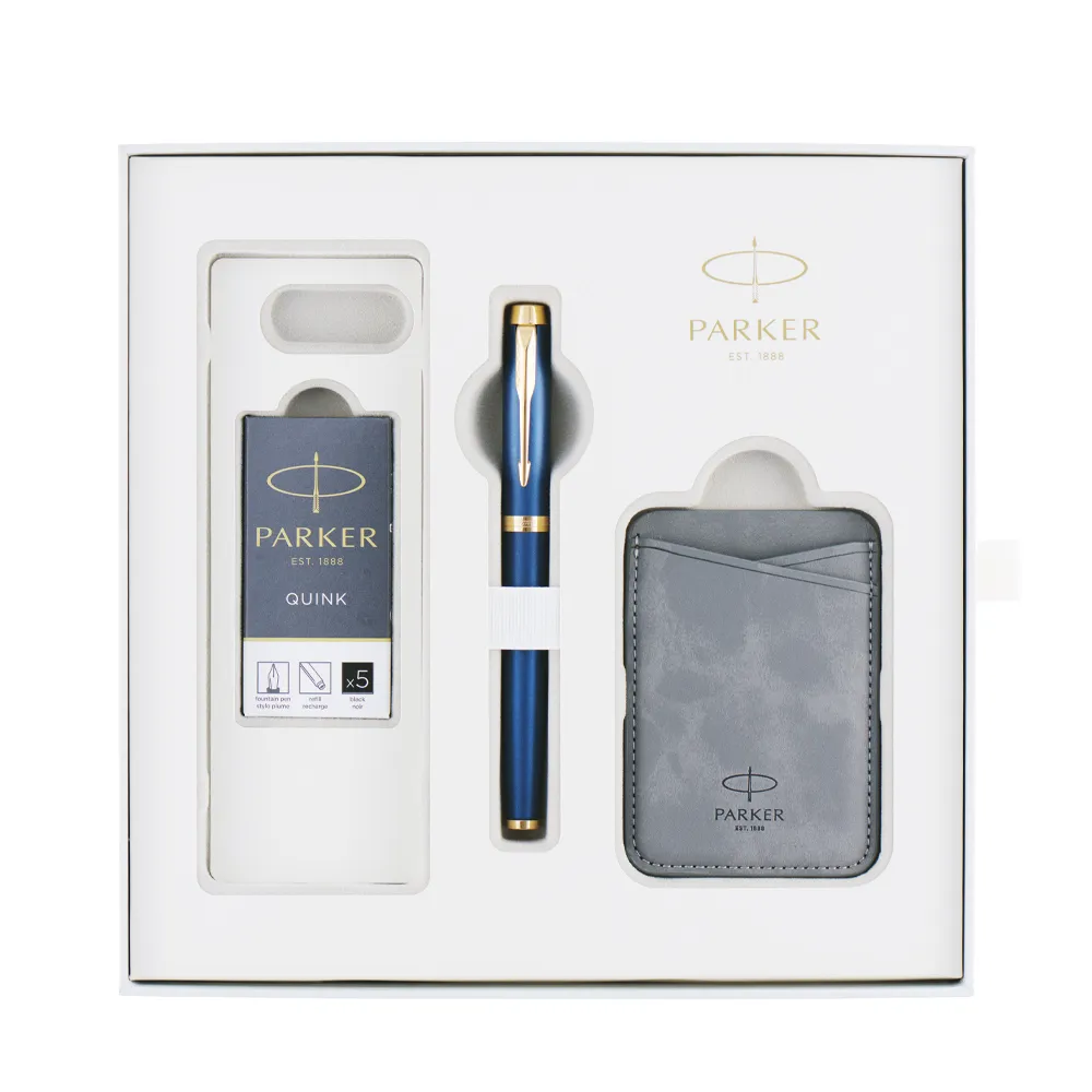 【PARKER】派克  IM金屬系列限量版 星空藍 鋼筆啟程禮盒(IM)