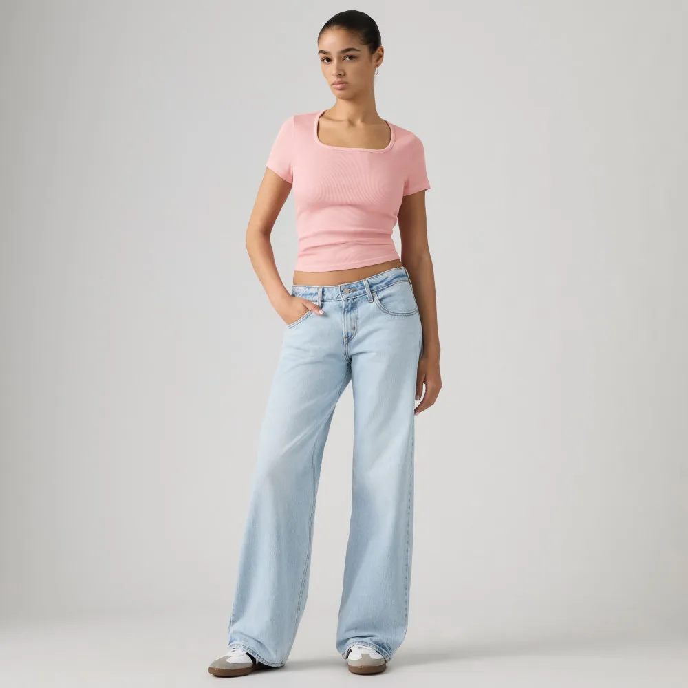 【LEVIS】Loose 低腰 寬鬆 牛仔褲 女生牛仔褲 人氣新品 A5566-0043