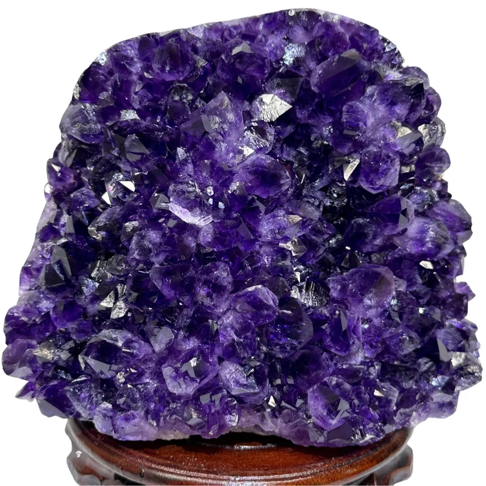 【恬芯晶品】M13頂級烏拉圭帝王紫水晶開運招財(辦公室消磁淨化風水財運財位招貴人紫晶鎮禮物補財庫)