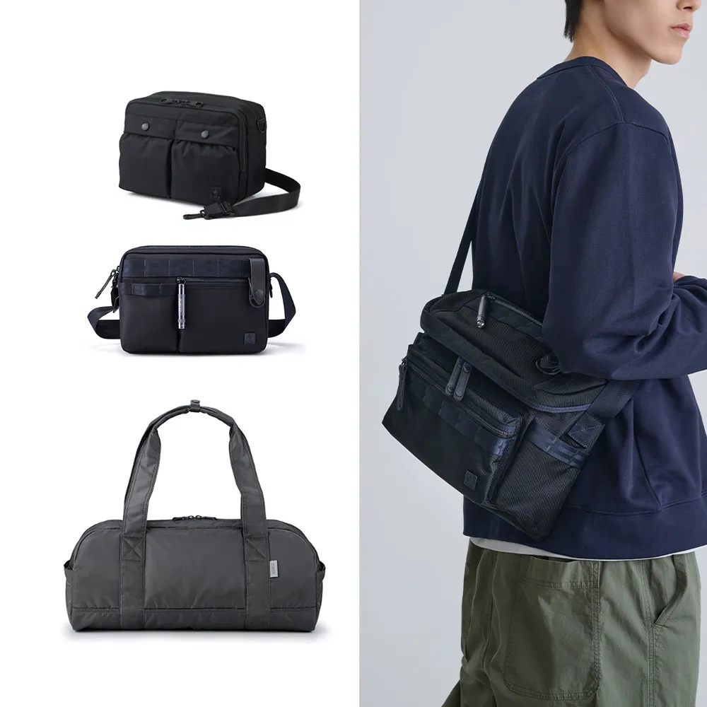 【PORTER INTERNATIONAL】雙11限定$5211 輕量行李袋 機能斜背包(多款任選)