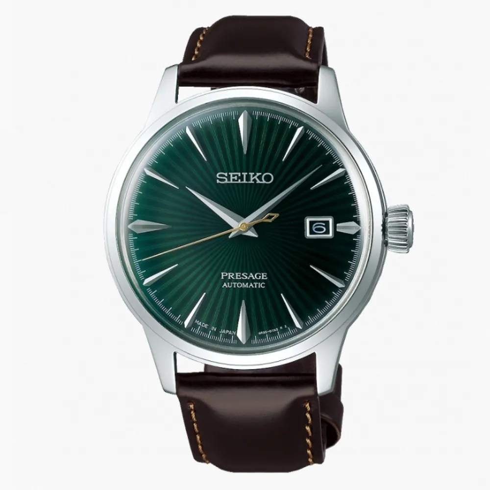 【SEIKO 精工】PRESAGE系列 調酒師 機械腕錶 錶 週年慶 雙11 (SRPD37J1/4R35-01T0M)
