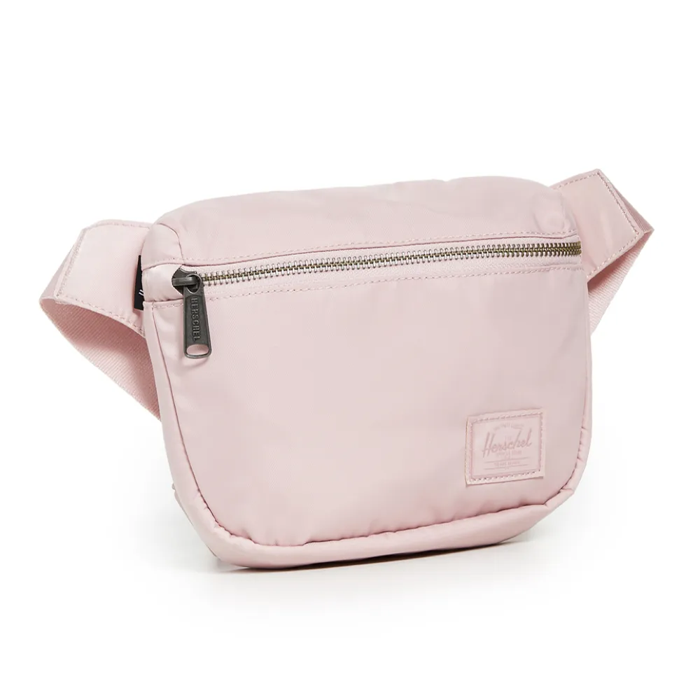 【Herschel】雙11 Fifteen 粉色 厚實 尼龍 防潑水 金屬拉鍊 旅行 女生 小型 側包 胸包 斜包 小 
