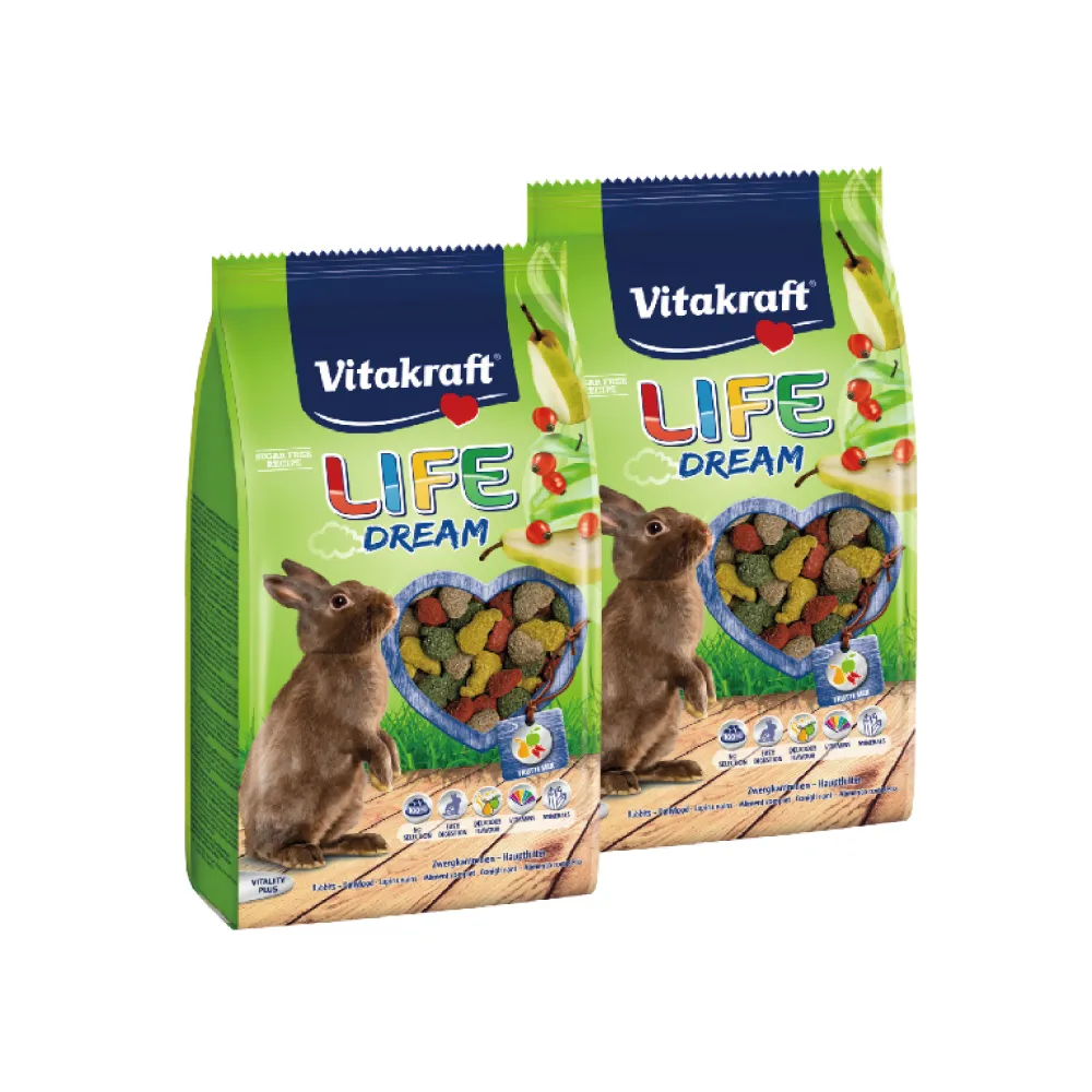 【Vitakraft】夢幻兔主食 1.8kg/包；兩包組(兔飼料 兔主食 全齡兔 成兔)