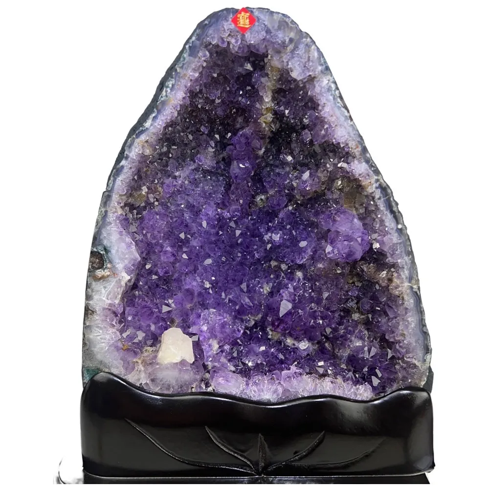 【恬芯晶品】11.7kg巴西金型紫晶洞MA47(父親節聚財聚氣招財招貴人開運風水擺件鎮宅帝王紫晶洞)