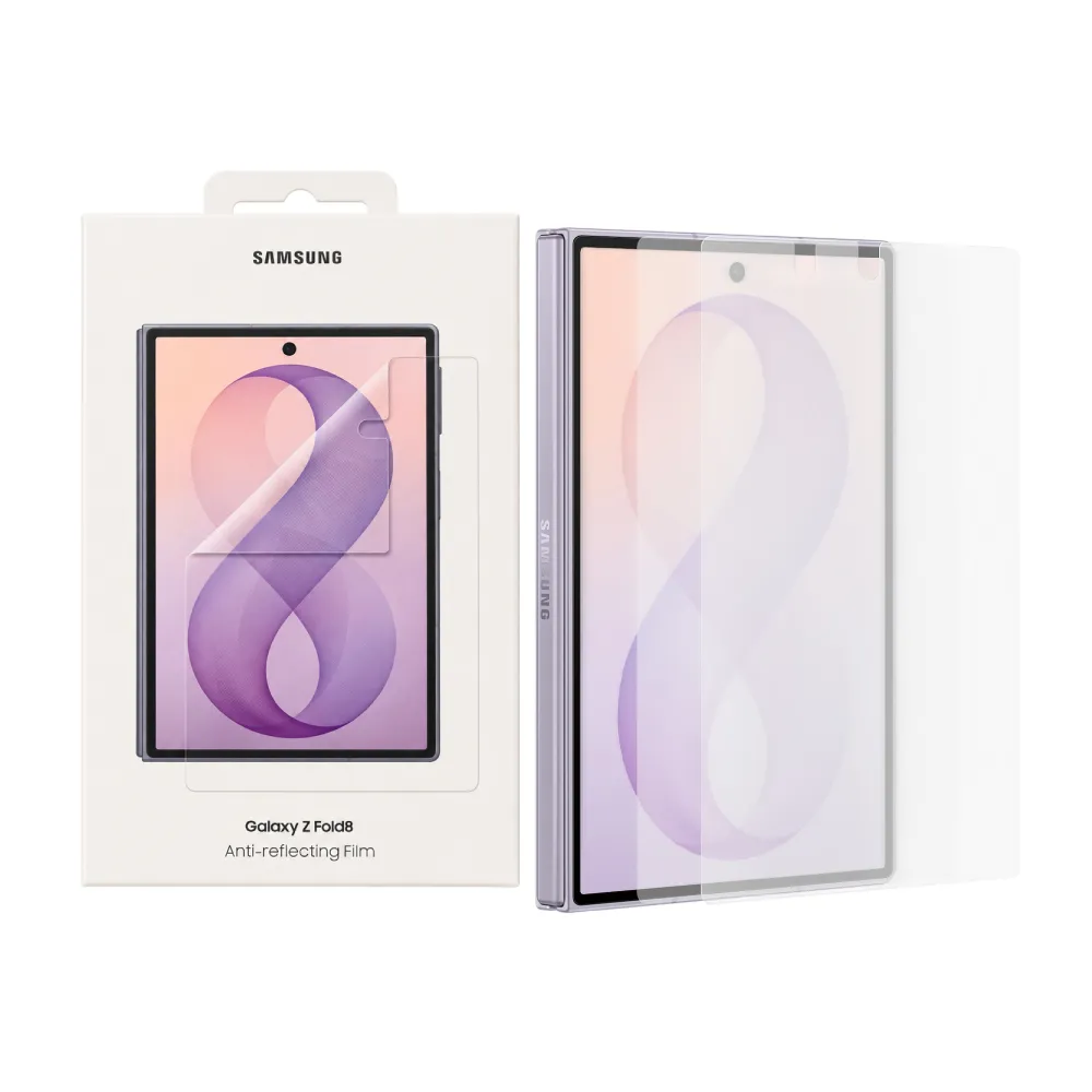 【Samsung 三星】Galaxy Z Fold8 原廠抗反光螢幕保護貼 - 內附 2片保貼 (EF-UF971)
