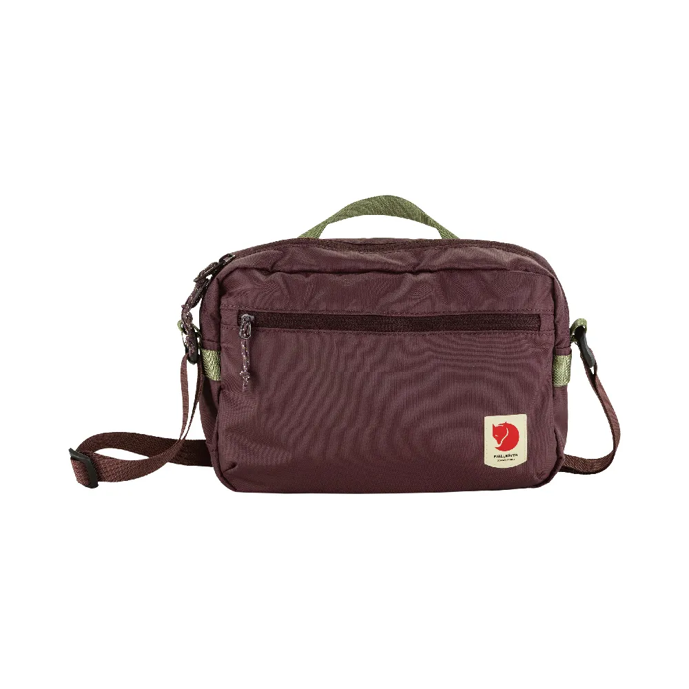 【Fjallraven】雙11 High Coast Crossbody斜背包3L《黑莓》F23227/側背包/隨身包