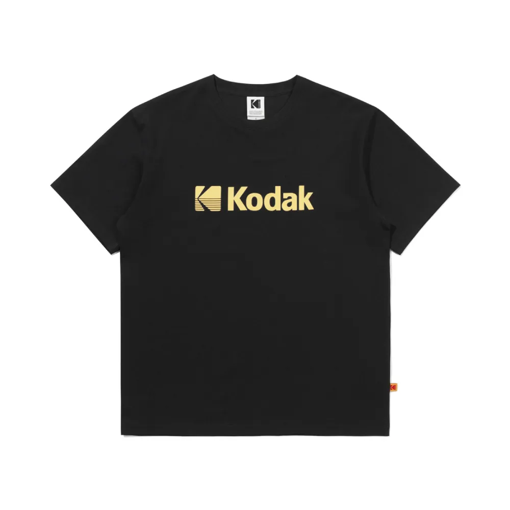 【KODAK Apparel】官方旗艦館 柯達 中性 短袖T恤 涼感 大Logo Askin BLACK 黑色 / KB602011BLK