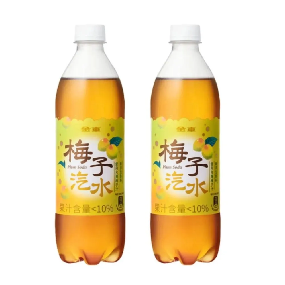 【金車/伯朗】梅子汽水585mlx2箱(共48入)(TQF微笑標章)