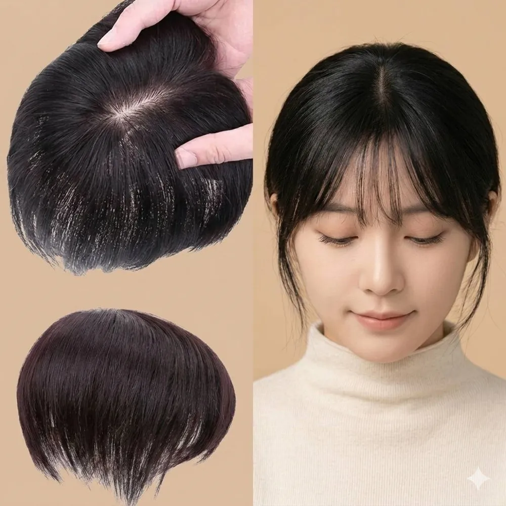 【巴黎精品】雙11現貨限搶 女真髮髮片短假髮透氣假髮片輕量隱形增髮量假髮接髮(超薄短直髮5色a1cq1)