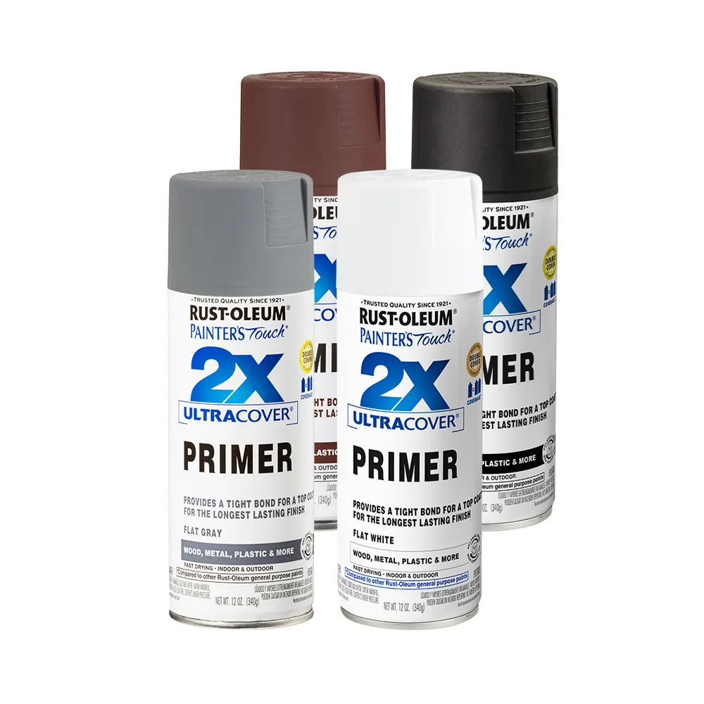 【RUST-OLEUM 樂立恩塗料】2X 極致雙效底漆 多色澤(通用底漆／340g)