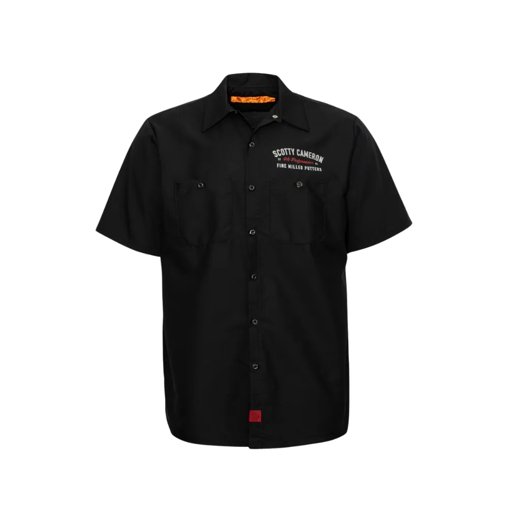 【Scotty Cameron 卡麥隆】限量版高爾夫 Speed Demon Work Shirt 短袖鈕襯衫