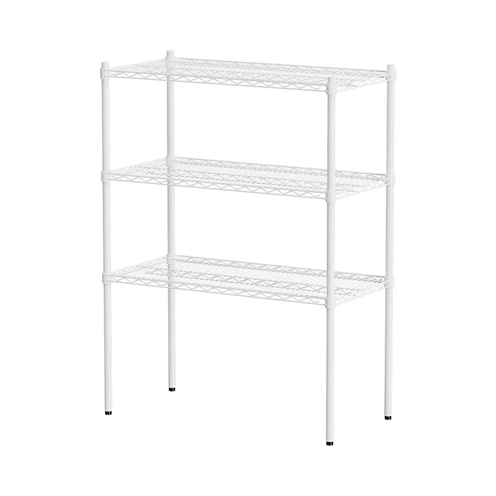 【dayneeds 日需百備】荷重型 90x45x120公分烤漆三層架(鐵力士架/收納層架/層架/鐵架)