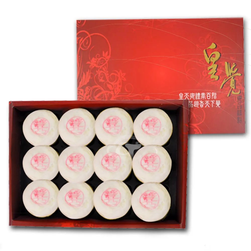 【皇覺】臻品系列-純正綠豆椪12入禮盒組x5盒_年菜 年節禮盒