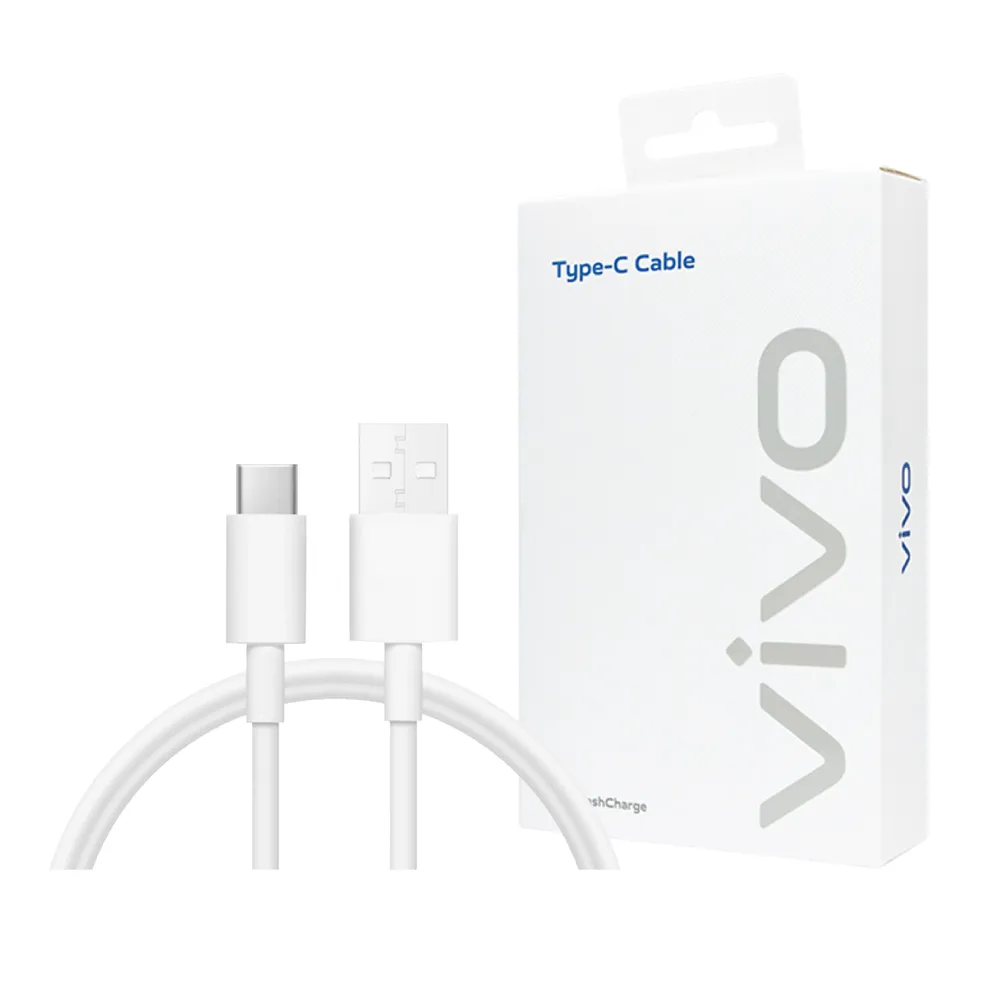 【vivo】6A 台灣正原廠盒裝 Type C to USB-A 閃充充電線1M_120W Max(20V/6A)